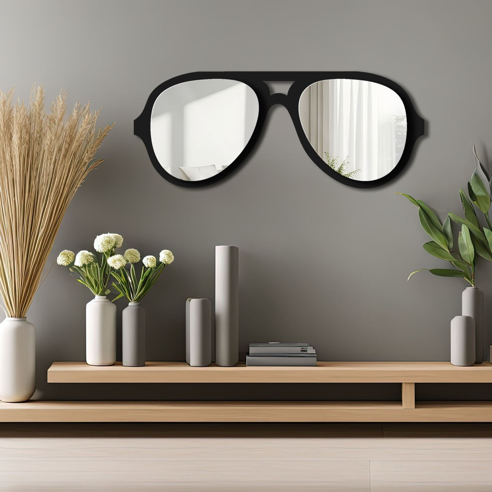 Oglindă decorativă, Ozgl508 - Silver, Argintiu