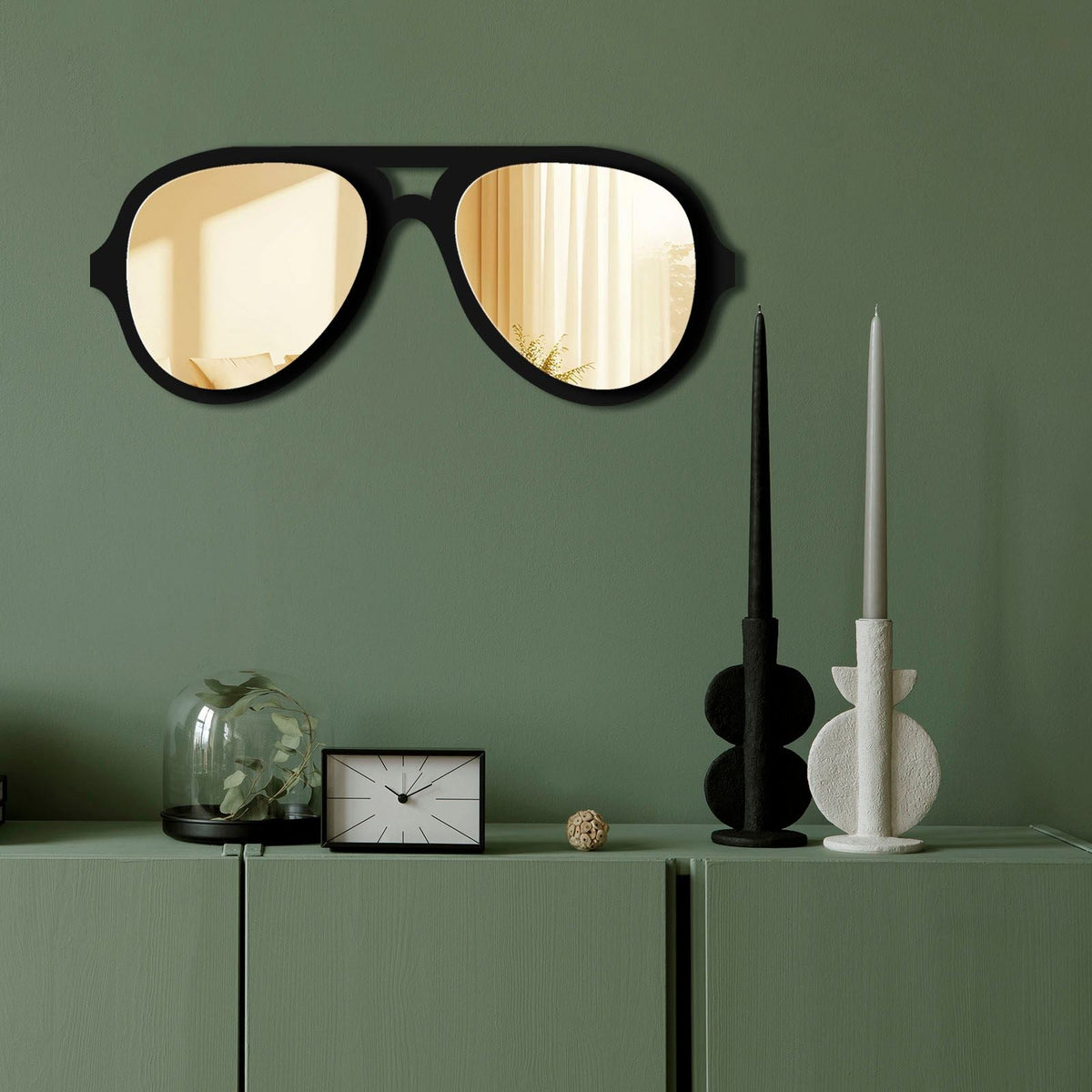 Oglindă decorativă, Ozgl508 - Gold, Auriu