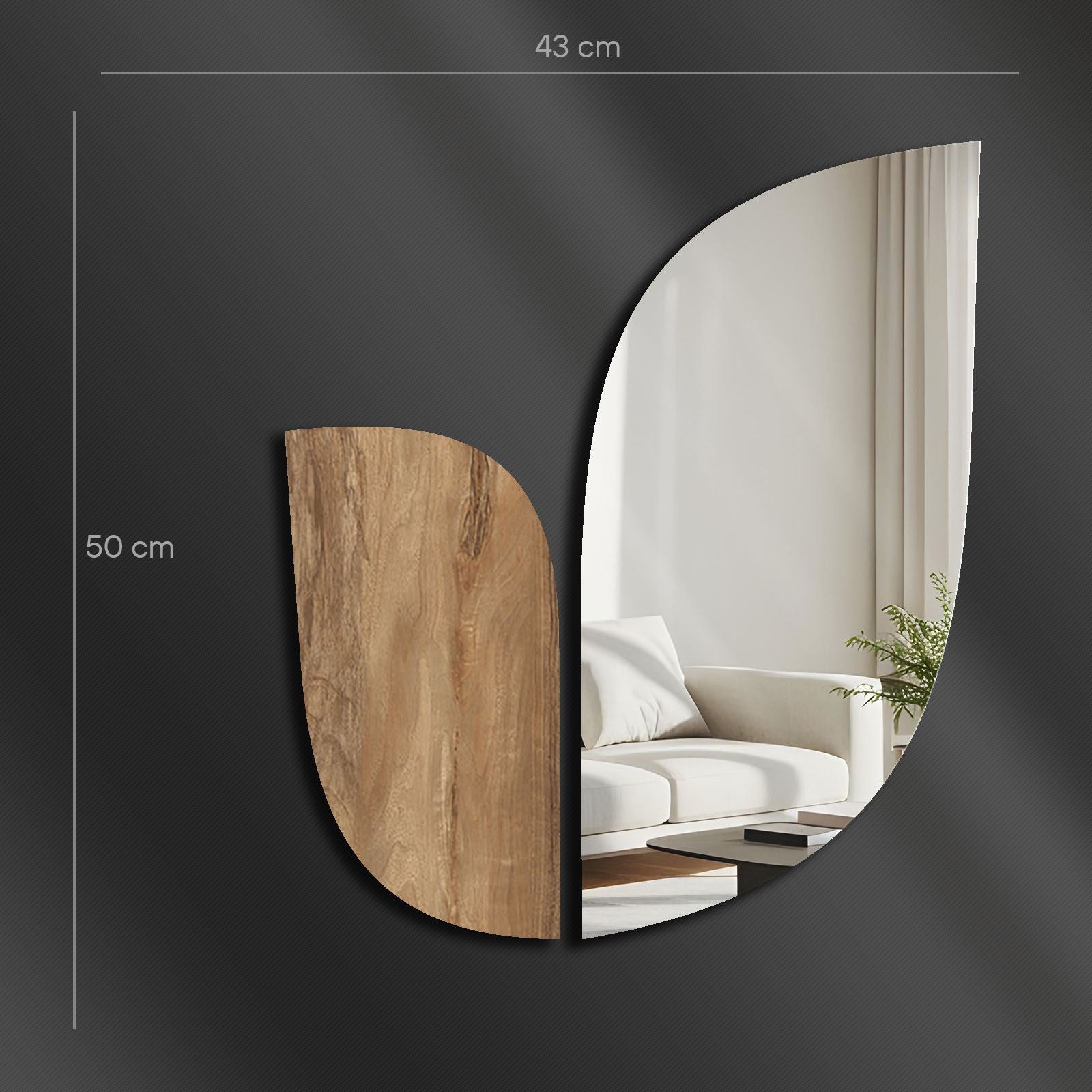 Oglindă decorativă, Ozgl511, Multicolor