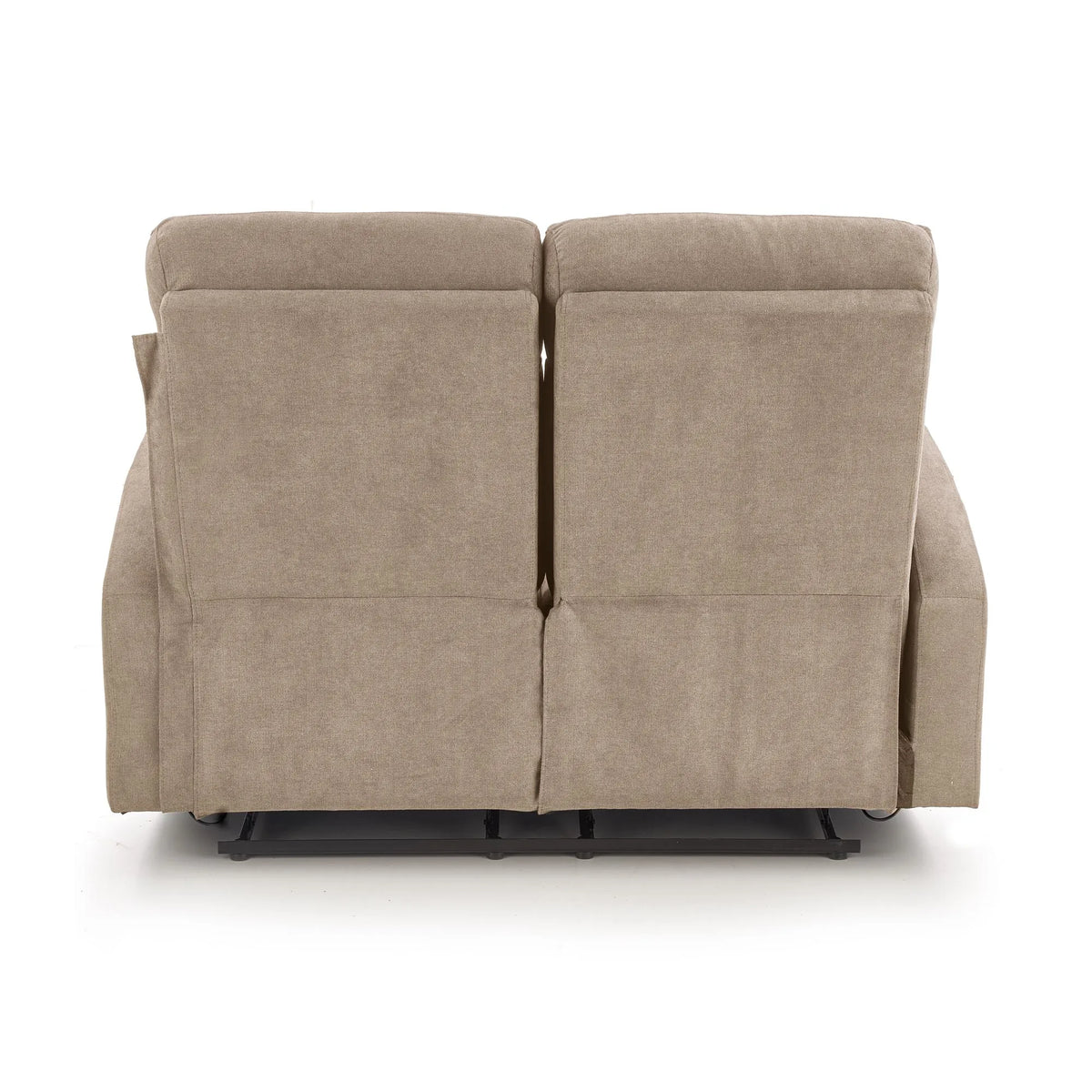 Canapea pliabila OSLO 2S, bej, stofa, 128x95/158x100 cm