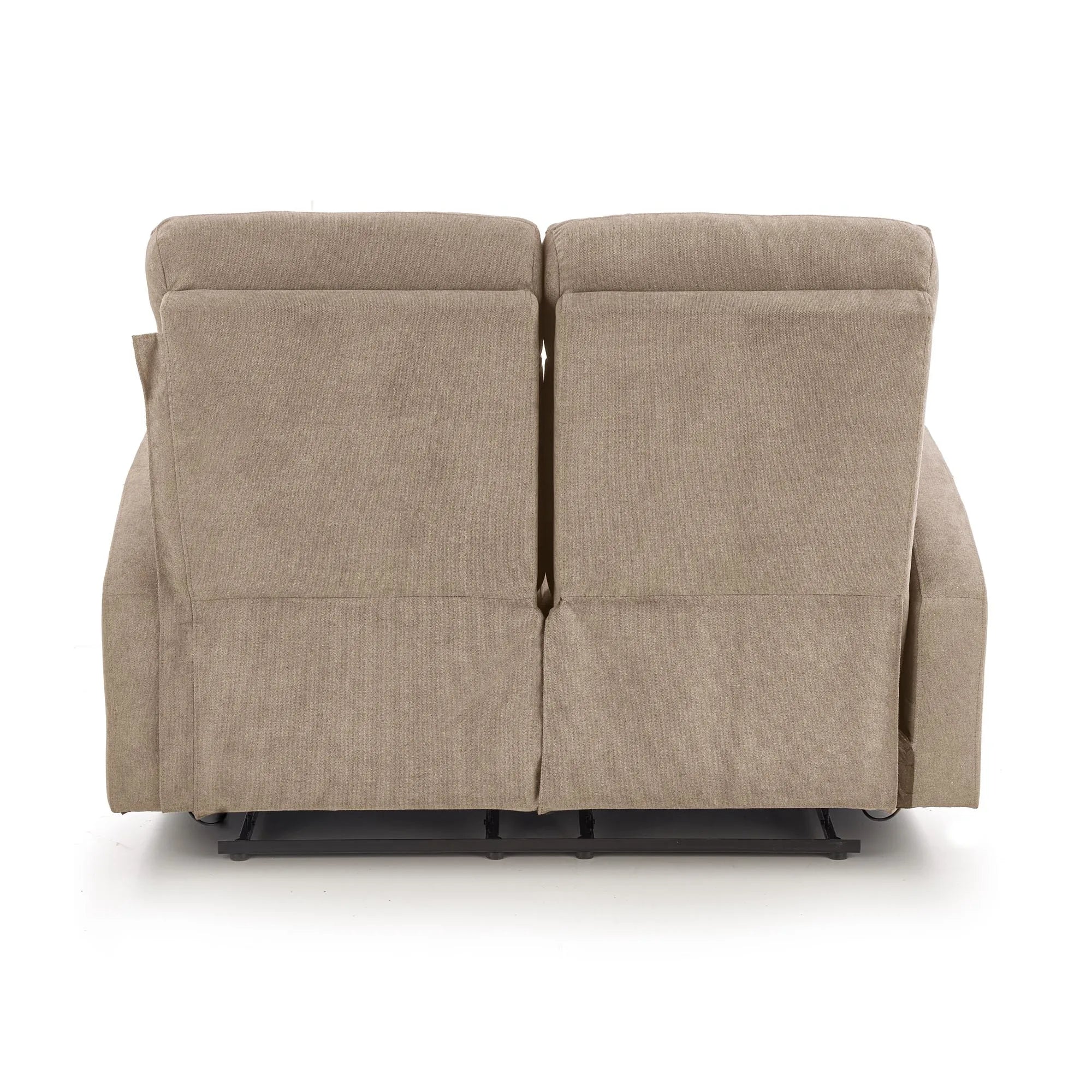 Canapea pliabila OSLO 2S, bej, stofa, 128x95/158x100 cm