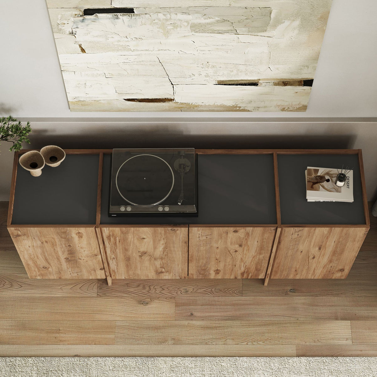 Consolă, Dorma - Atlantic Pine, Anthracite, Pin Atlantic / Antracit