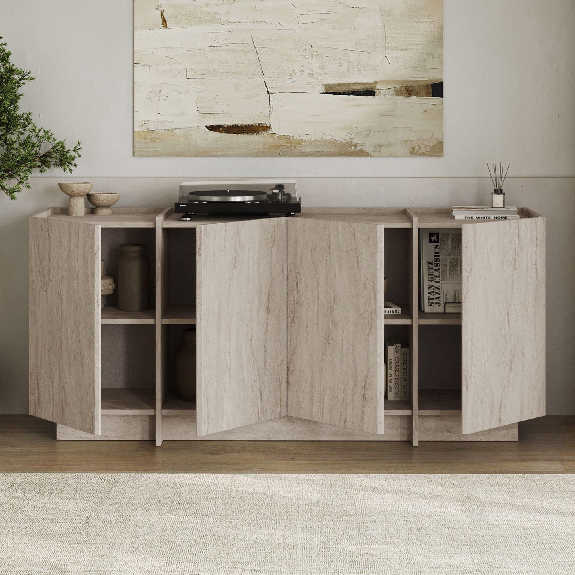 Consolă, Dorma - Travertine, Travertin