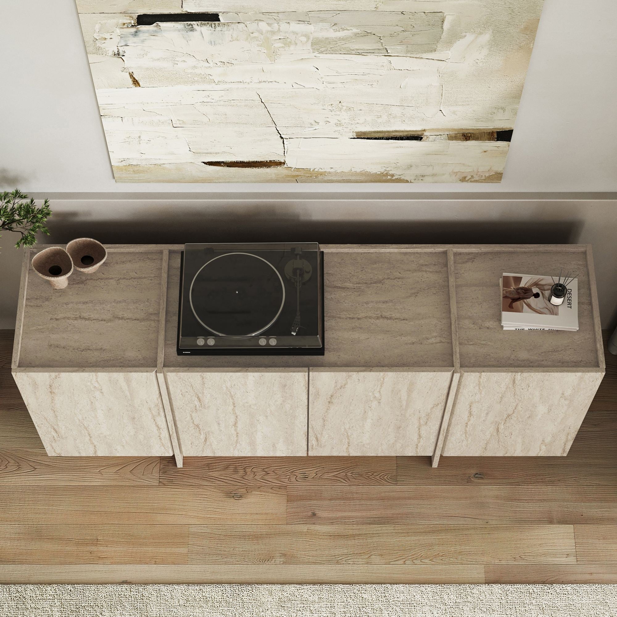 Consolă, Dorma - Travertine, Travertin