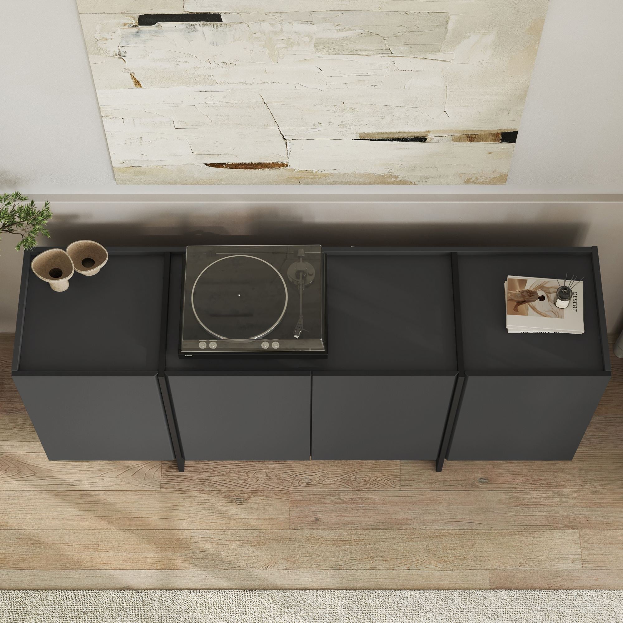 Consolă, Dorma - Anthracite, Black, Antracit / Negru