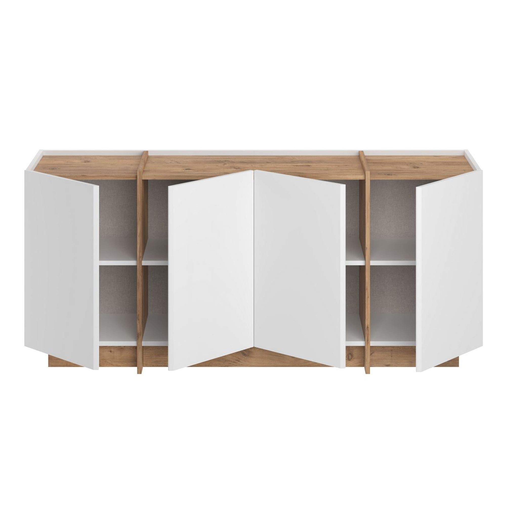 Consolă, Dorma - White, Atlantic Pine, Alb / Pin Atlantic