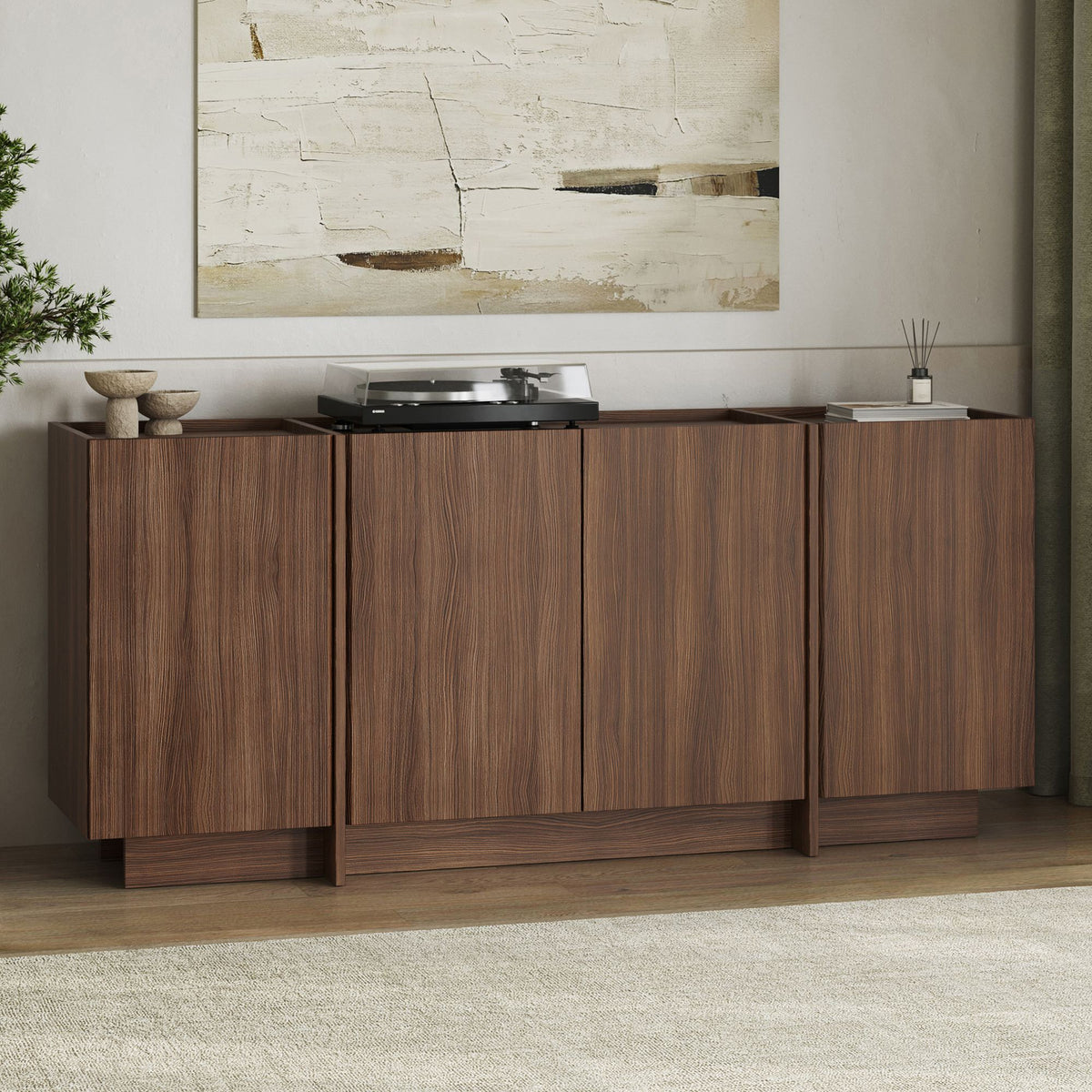 Consolă, Dorma - Milano Walnut, Nuc Milano