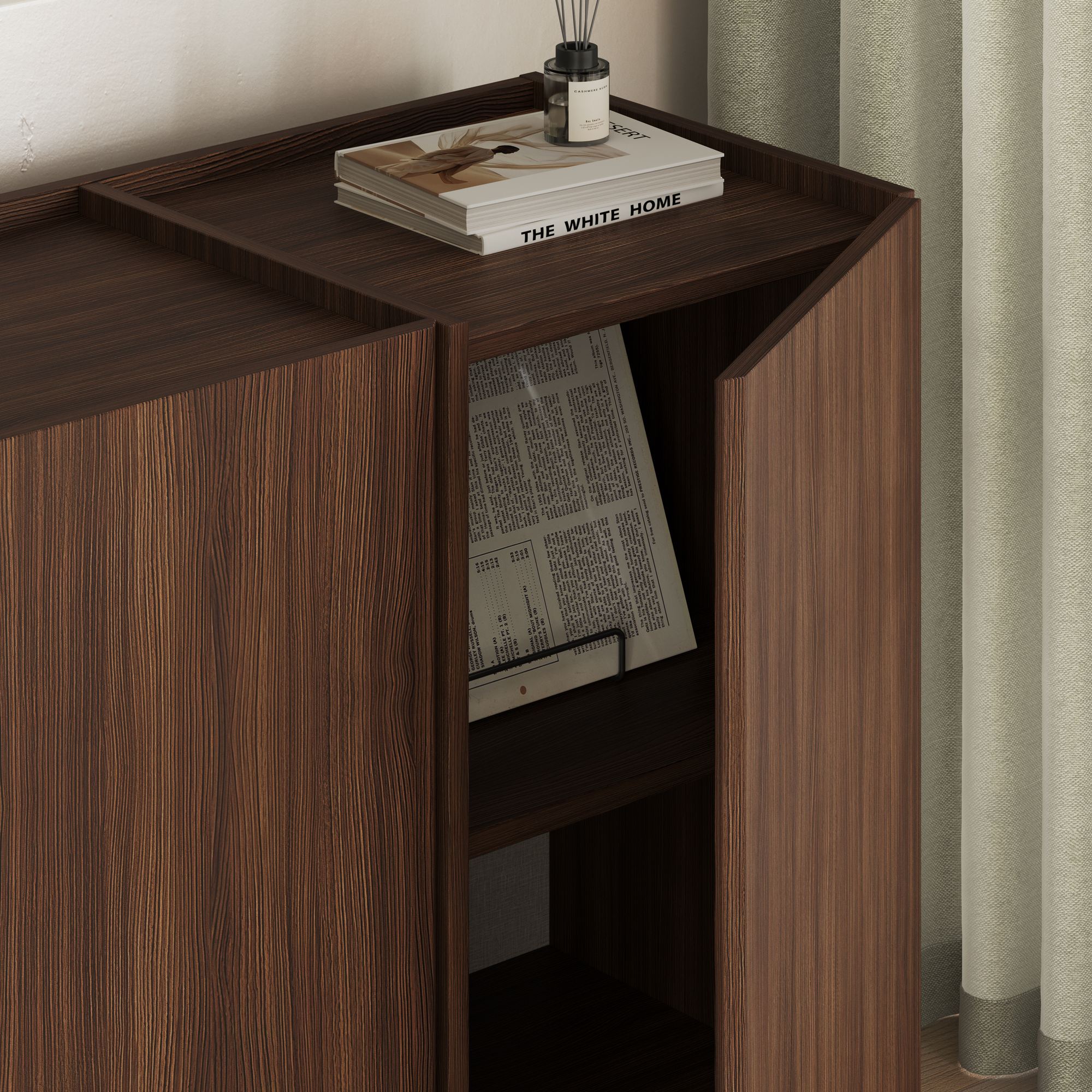 Consolă, Dorma - Milano Walnut, Nuc Milano