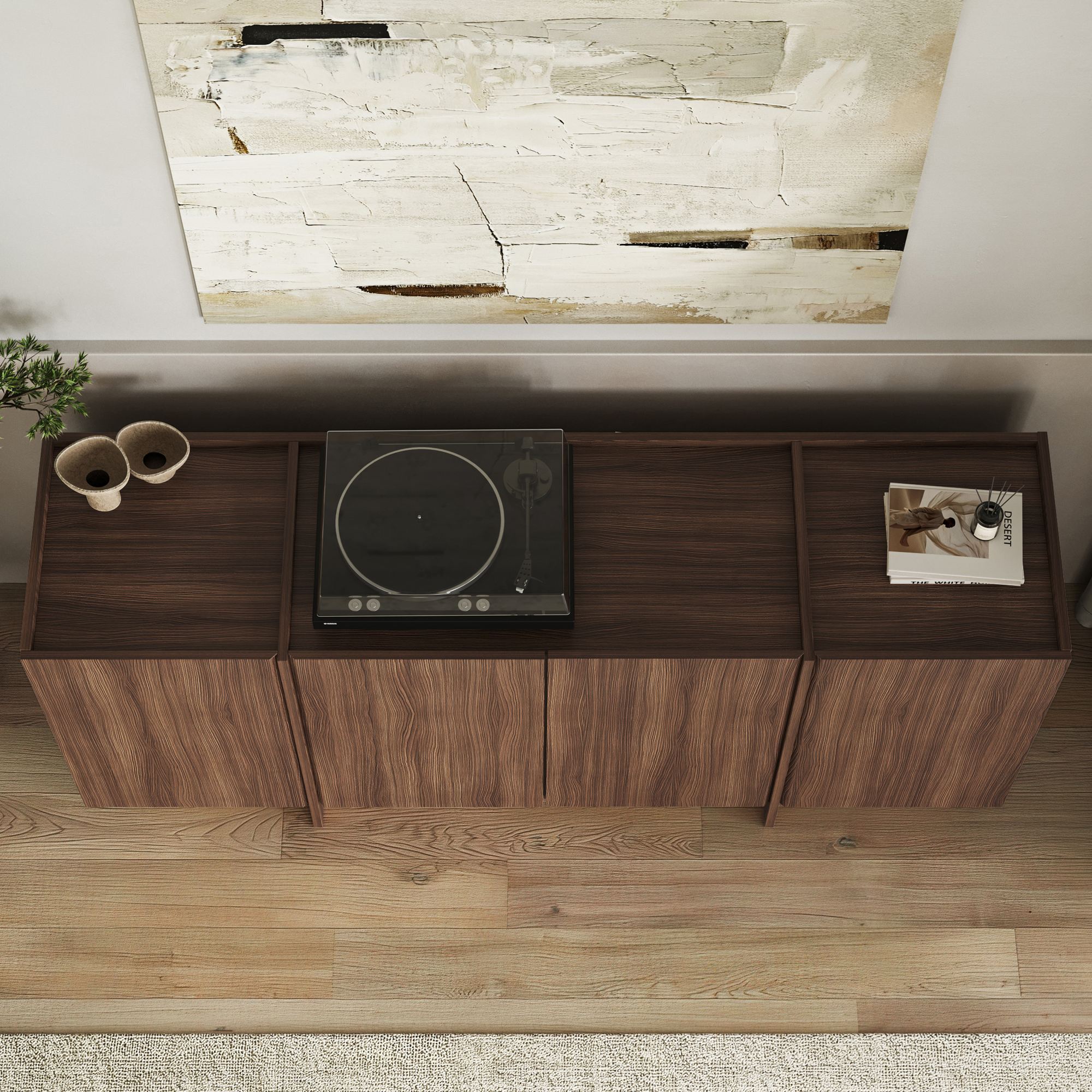 Consolă, Dorma - Milano Walnut, Nuc Milano