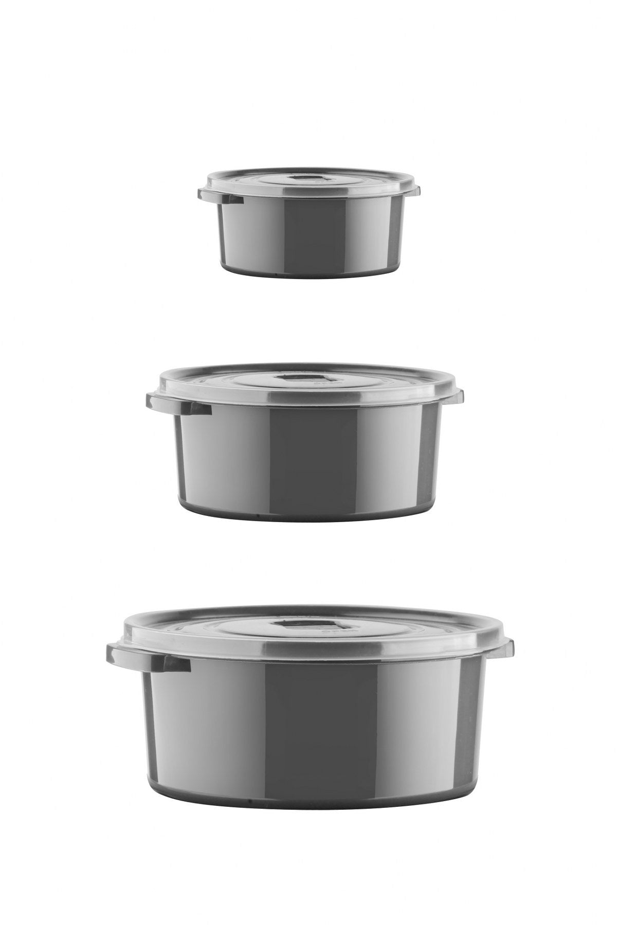 Set cutii depozitare (12 piese), SILANT12-512, Antracit