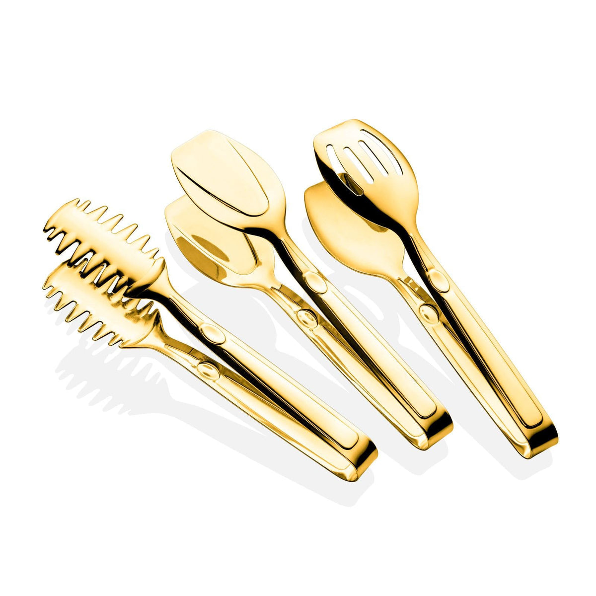 Set clești (3 piese), Piacasa Titanium - Gold, Auriu