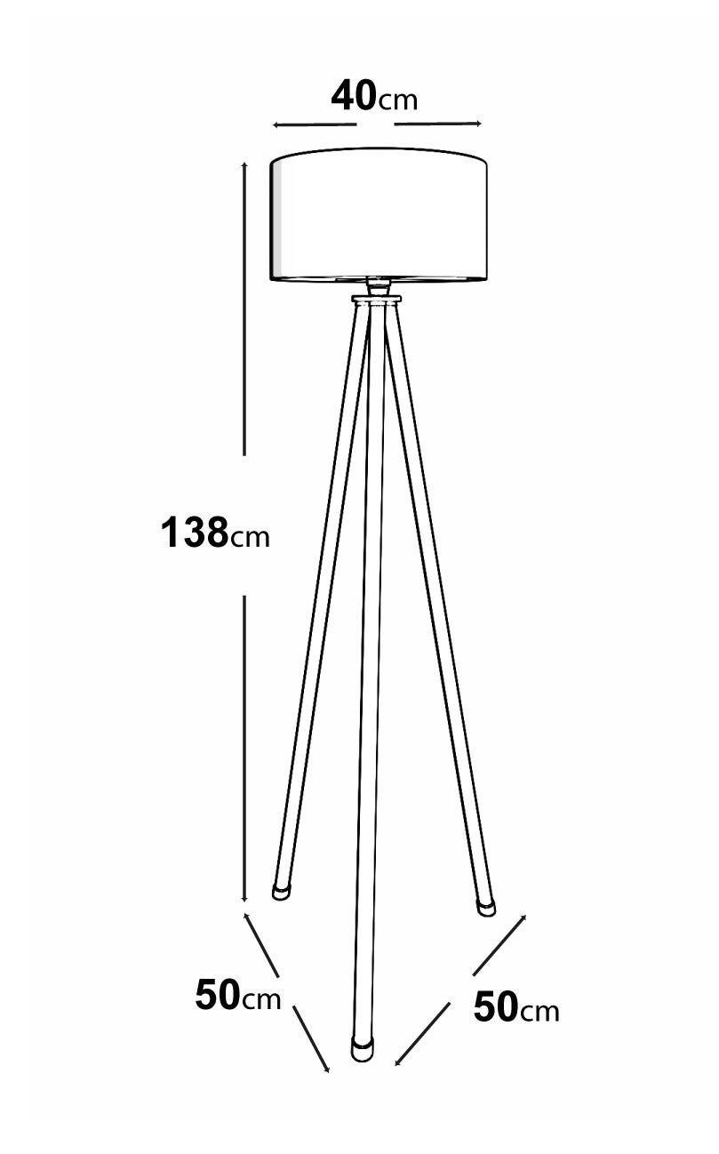 Lampadar, KS-11101, Crem / Negru