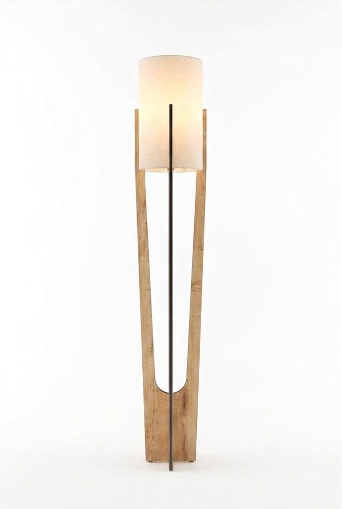 Lampadar, Minimalist - Oak, Stejar