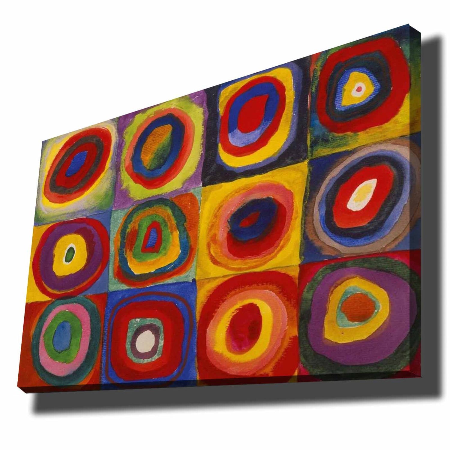 Tablou decorativ pe pânză, 70100KANDINSKY008, Multicolor