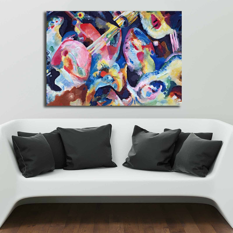 Tablou 677VSL1164, multicolor, panza, 100x70 cm