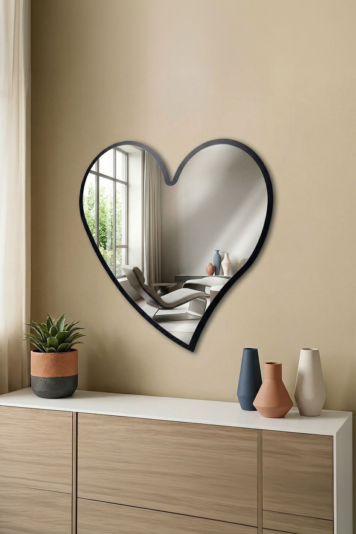 Oglindă decorativă, Artmtkmrr1, Negru