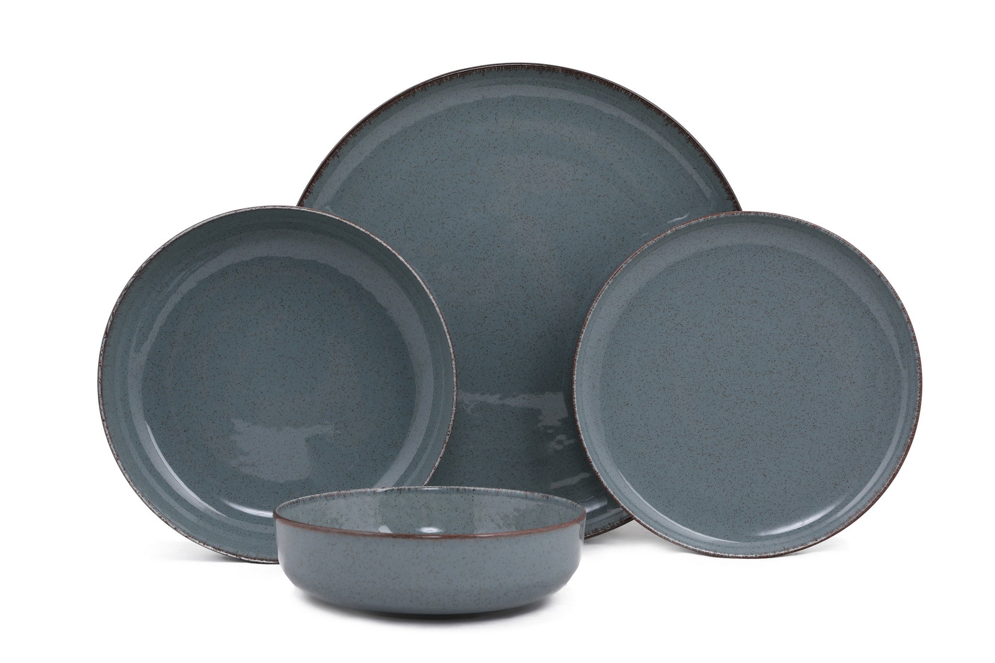 Set veselă (24 piese), MOD24Y2730P01 - Blue, Albastru