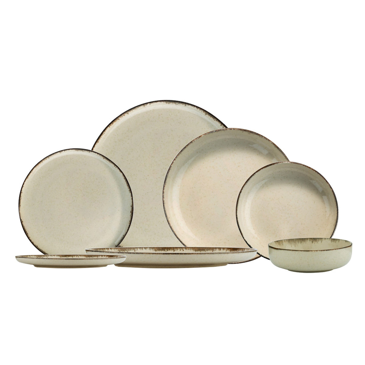 Set veselă (24 piese), MOD24Y2730P02 - Cinnamon, Scorțișoară