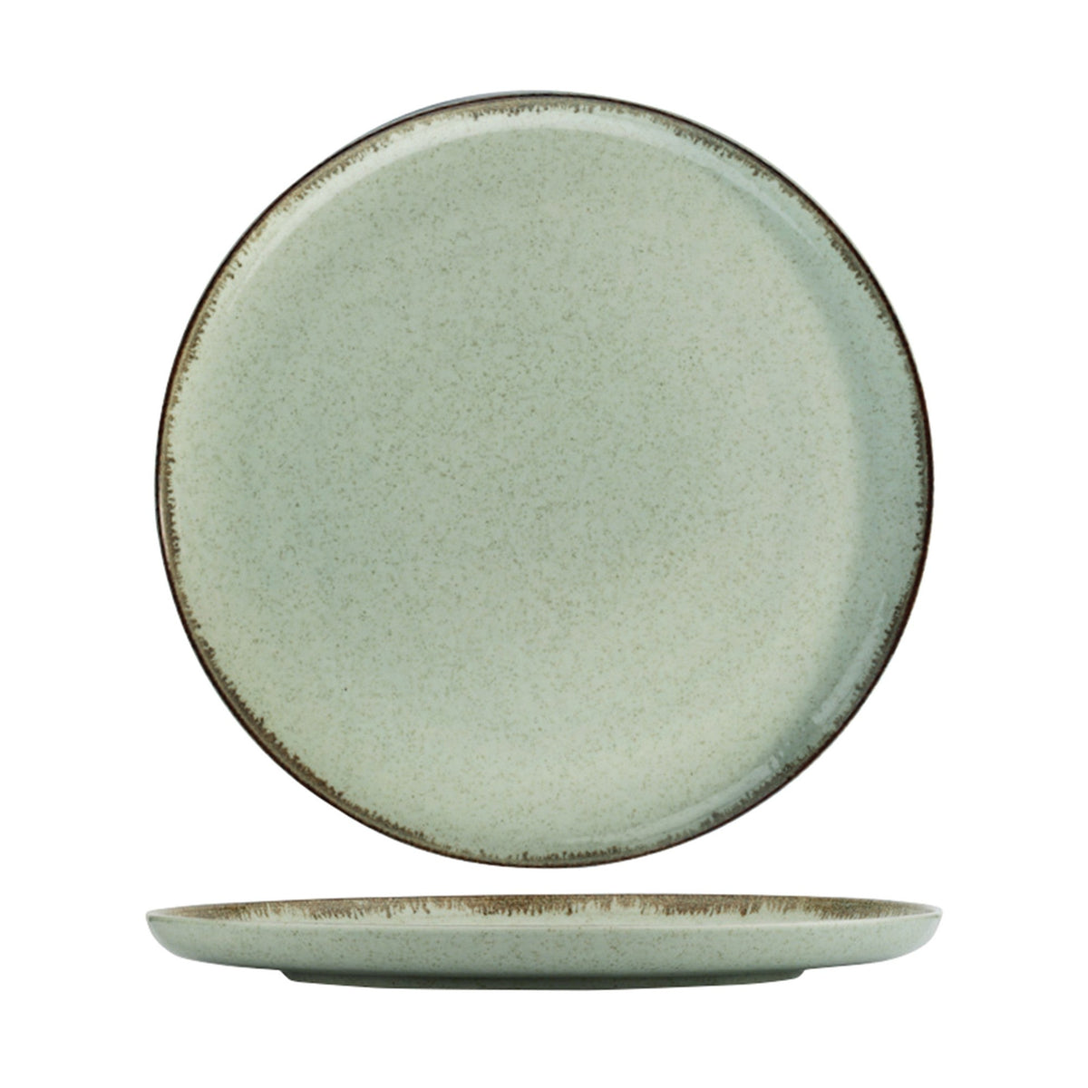 Set veselă (24 piese), MOD24Y2730P03, Verde