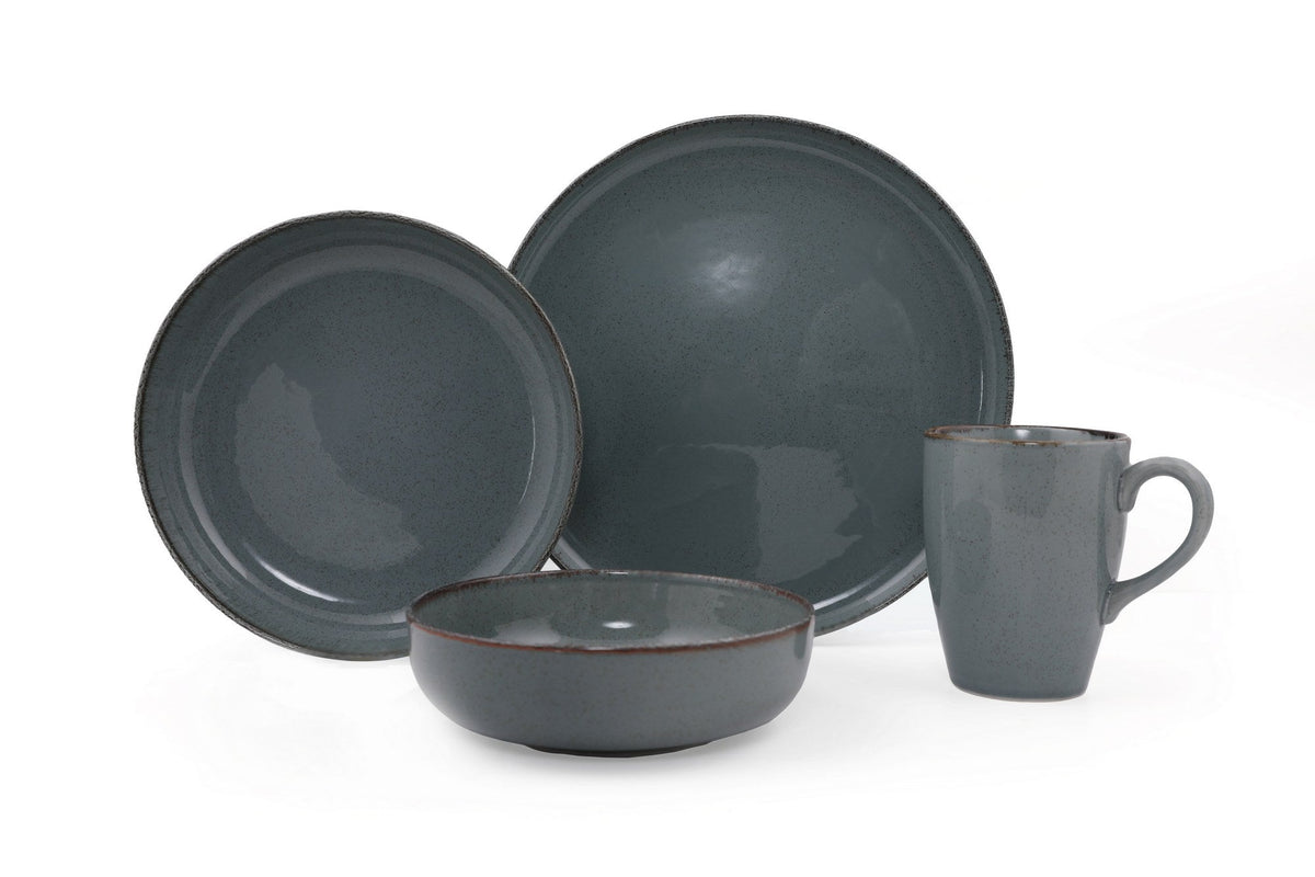 Set veselă (16 piese), MOD16Y2730P01, Albastru