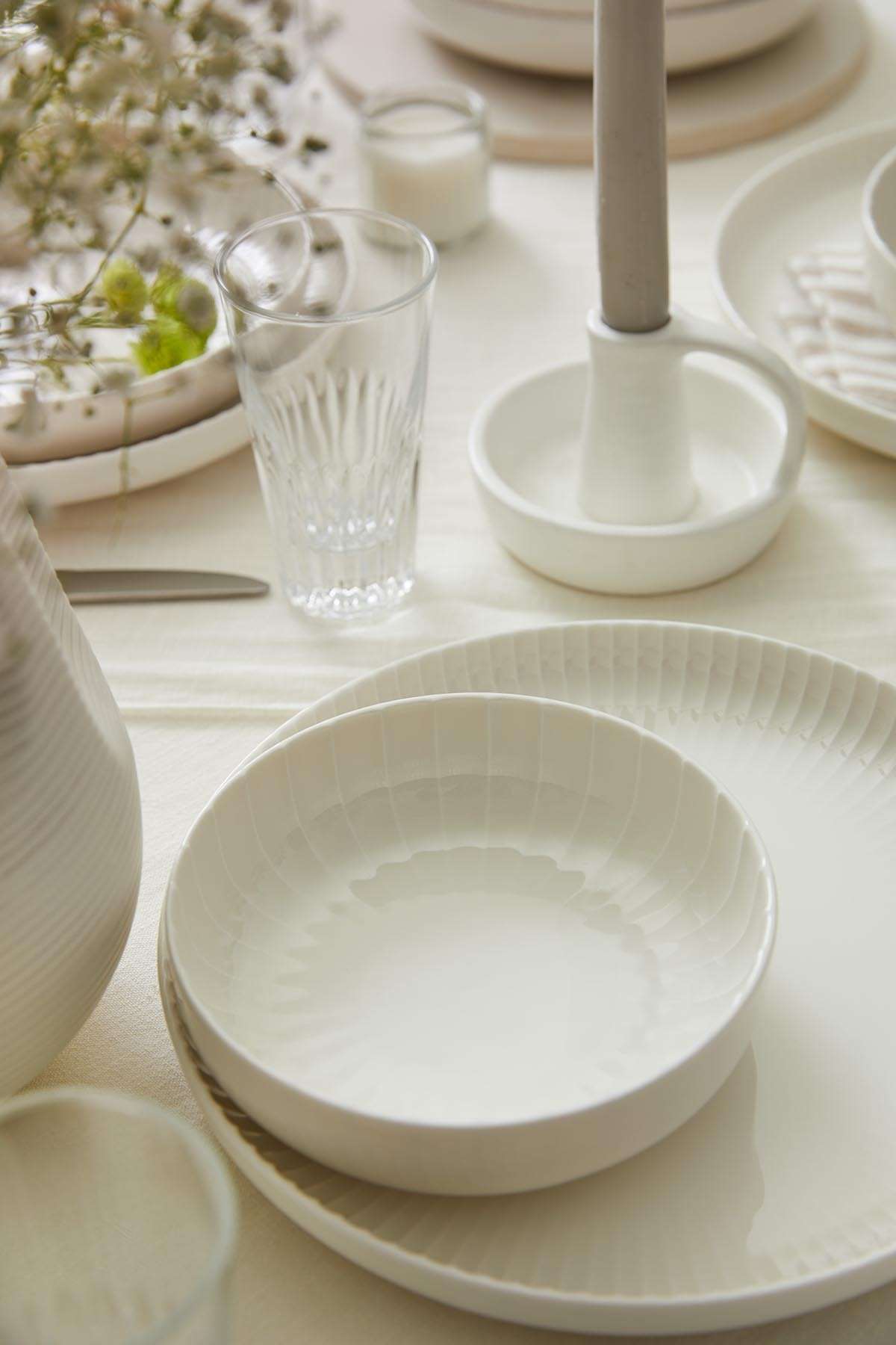 Set veselă (18 piese), BNCRS18Y400, Alb