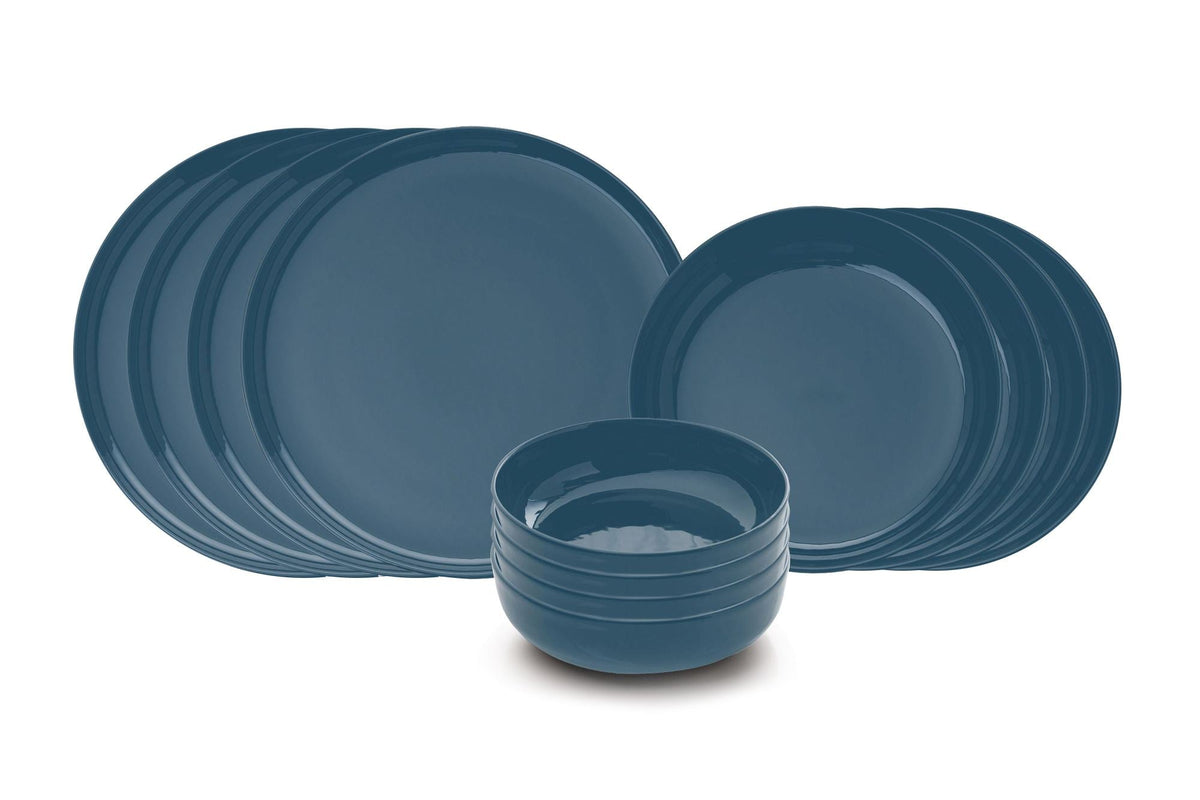 Set veselă (12 piese), MOD12Y1A740925, Albastru închis