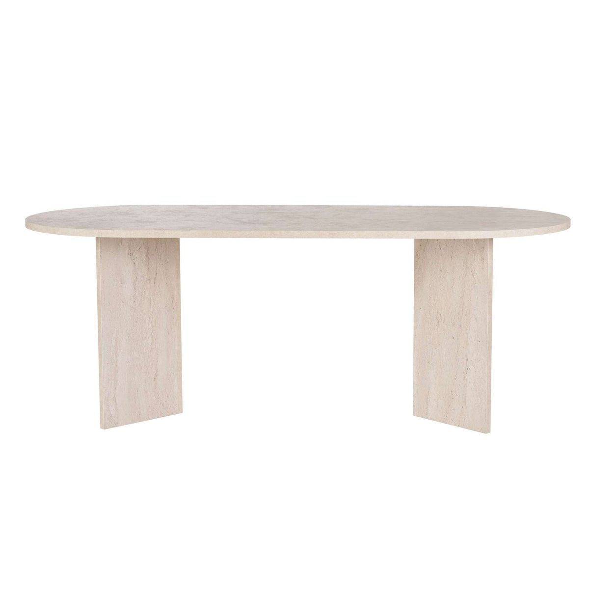 Masă dining, Sabella - Travertine, Travertin