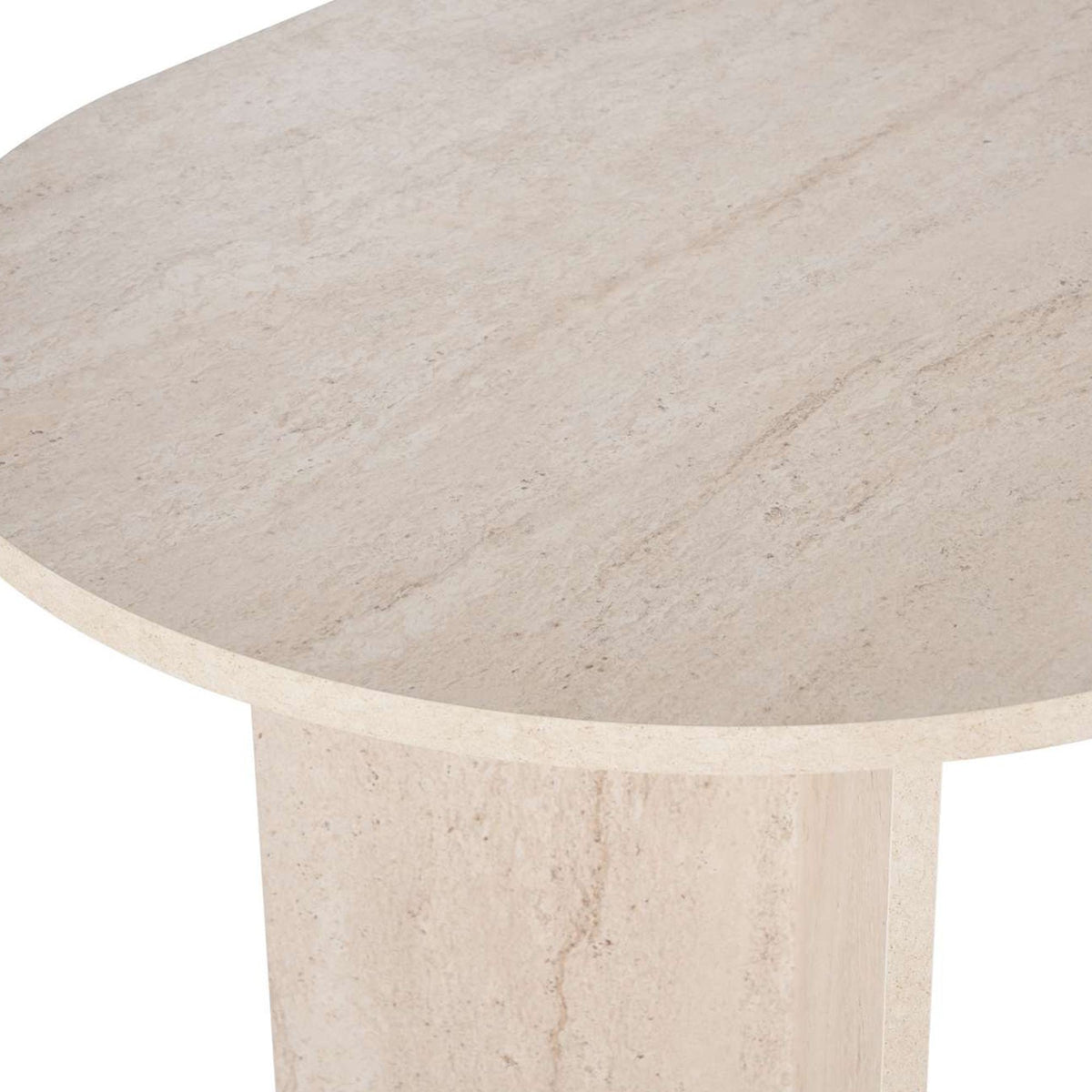 Masă dining, Sabella - Travertine, Travertin