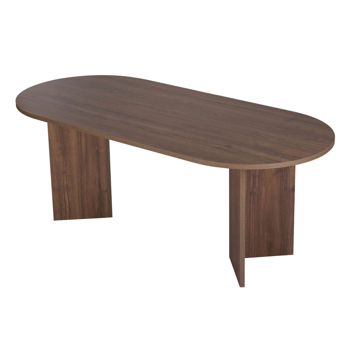 Masă dining, Sabella - Venezia Walnut, Nuc Veneția