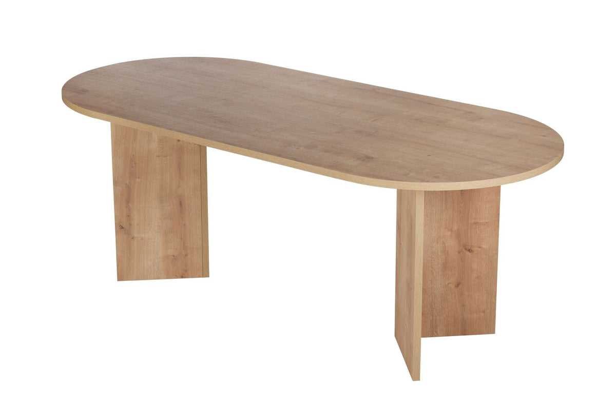 Masă dining, Sabella - Sapphire Oak, Stejar Safir