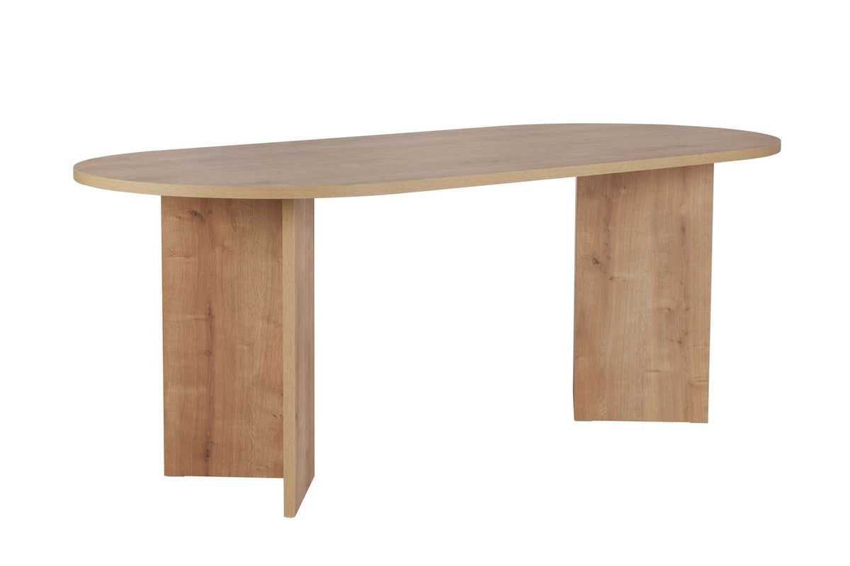 Masă dining, Sabella - Sapphire Oak, Stejar Safir