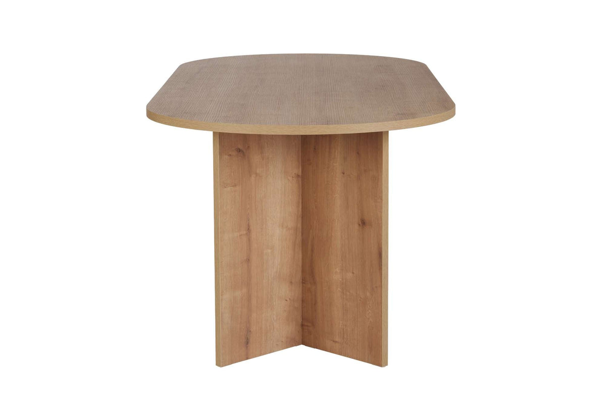 Masă dining, Sabella - Sapphire Oak, Stejar Safir