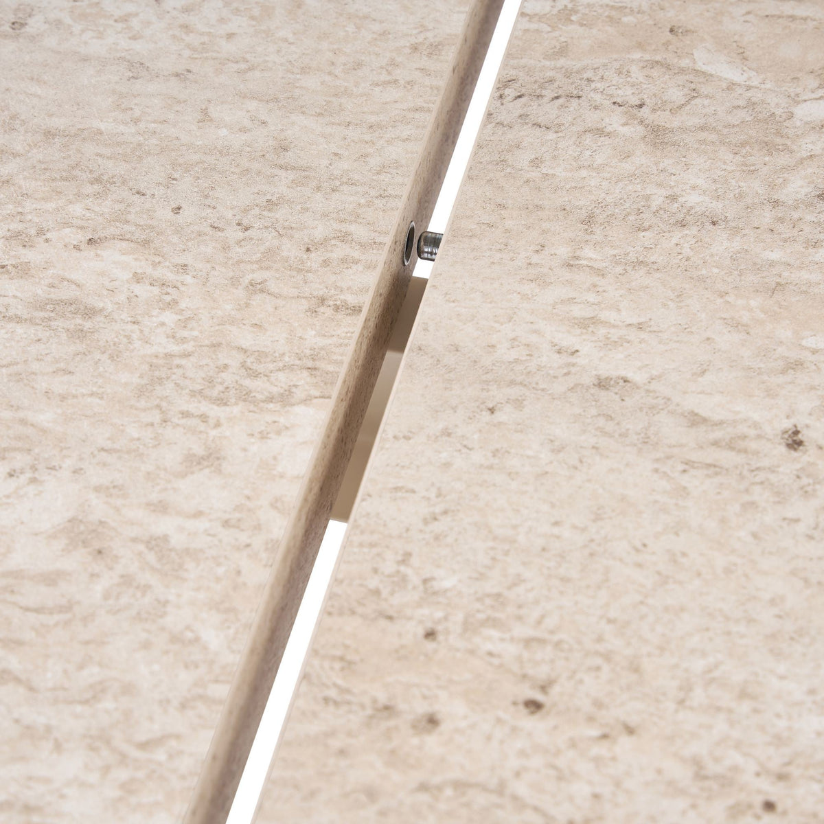 Masă dining extensibilă, Sorell - Travertine, Travertin