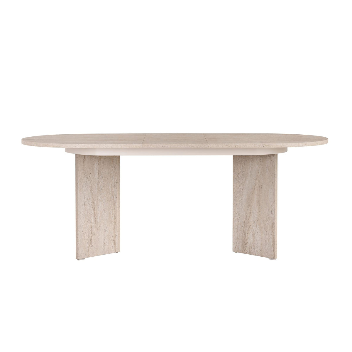 Masă dining extensibilă, Sorell - Travertine, Travertin
