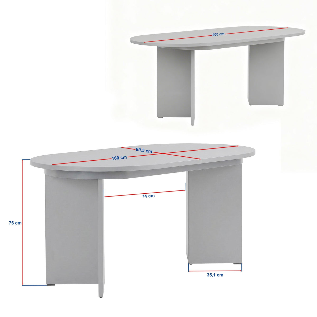 Masă dining extensibilă, Sorell - Milano Walnut, Nuc Milano