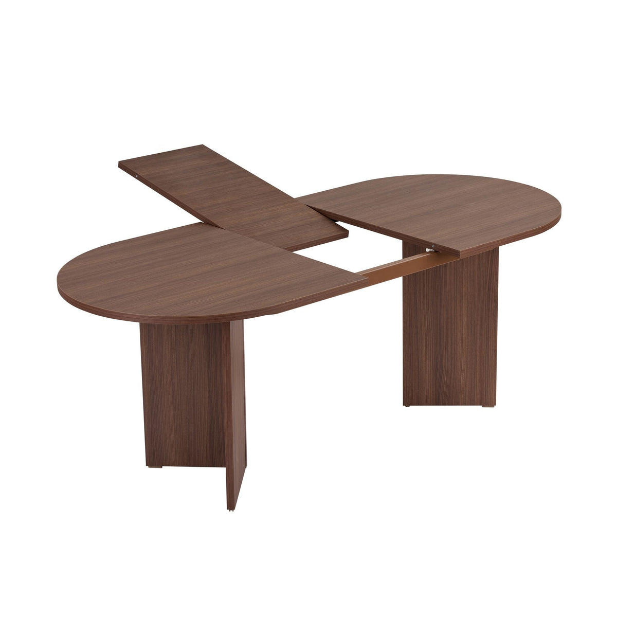 Masă dining extensibilă, Sorell - Milano Walnut, Nuc Milano
