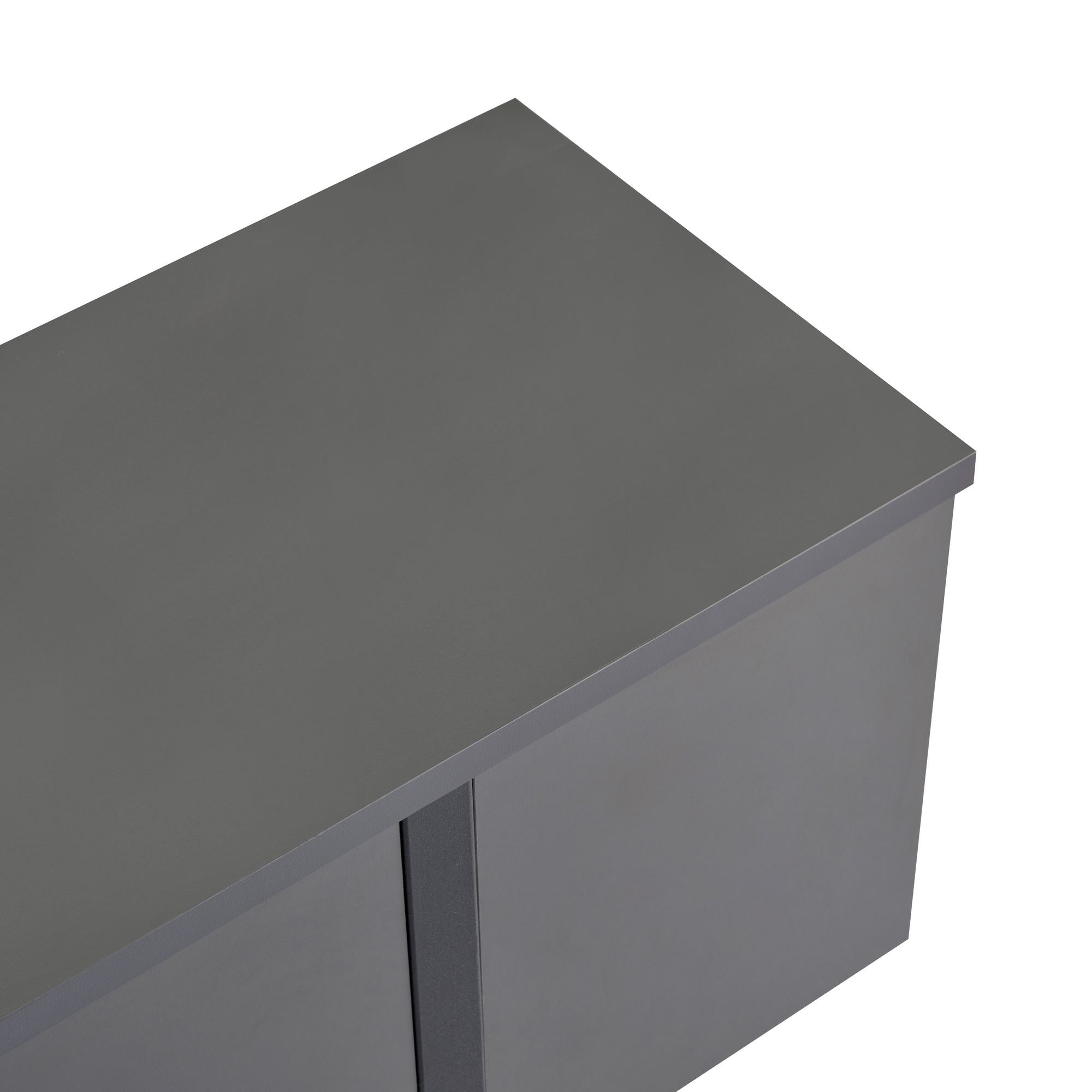 Comodă TV, Onera - Anthracite, Black, Antracit / Negru