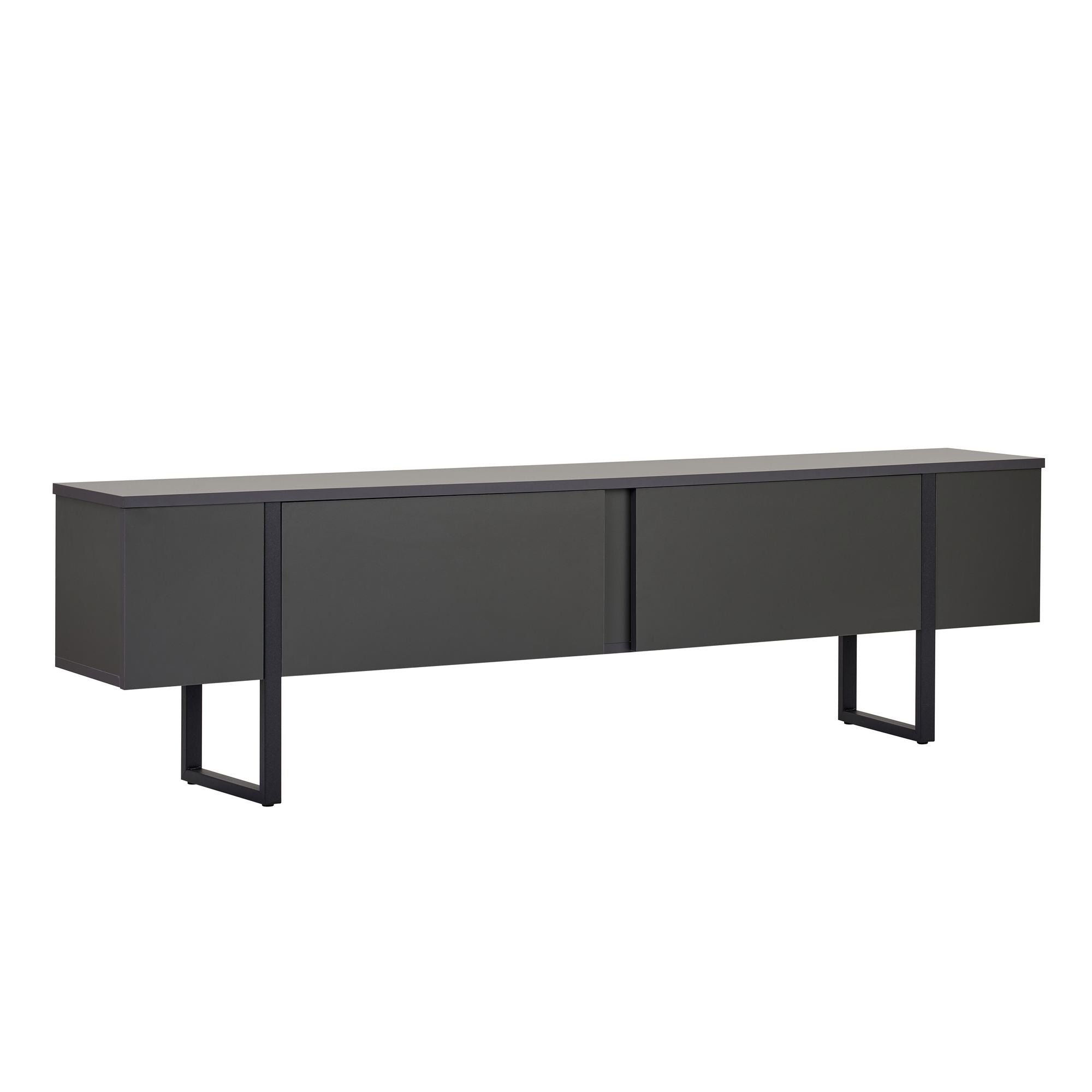 Comodă TV, Onera - Anthracite, Black, Antracit / Negru
