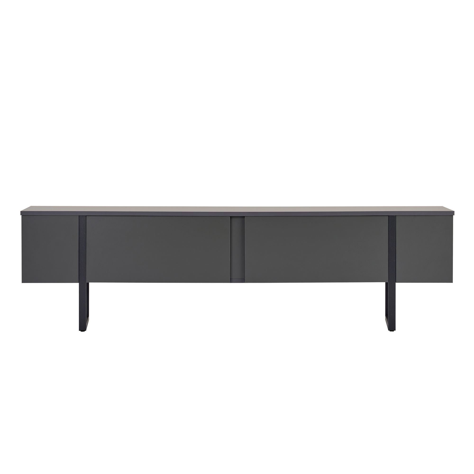Comodă TV, Onera - Anthracite, Black, Antracit / Negru