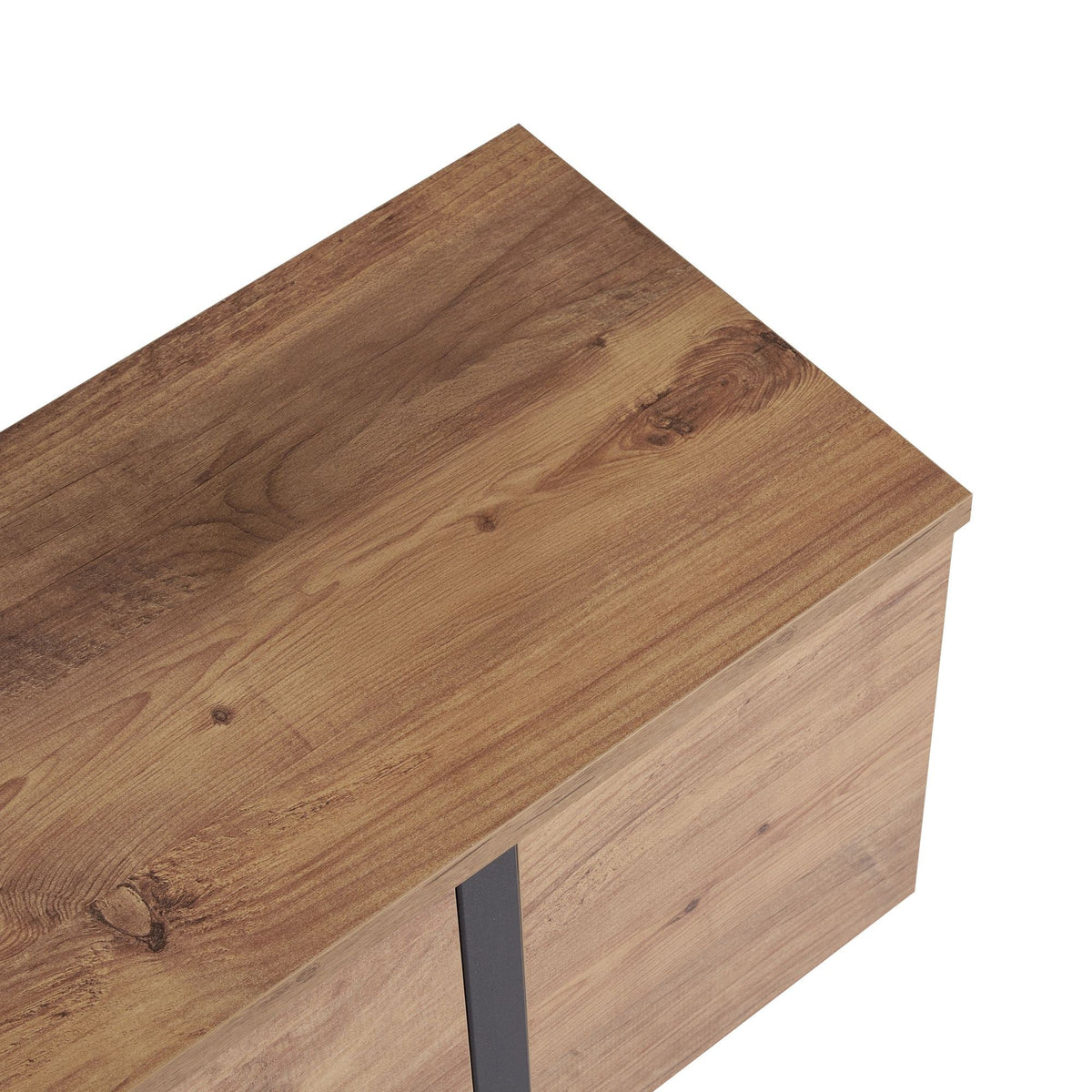 Comodă TV, Onera - Atlantic Pine, Black, Pin Atlantic / Negru