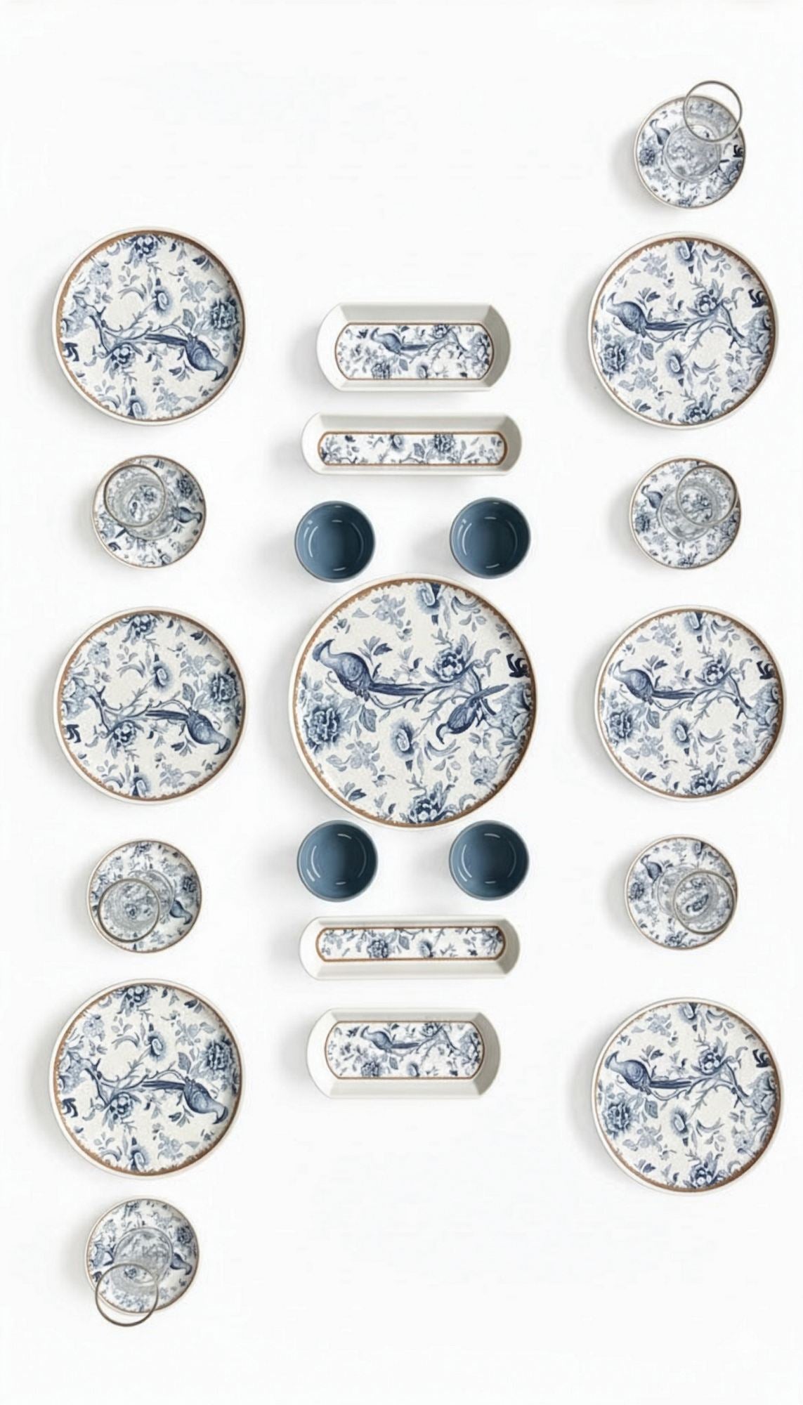 Set mic dejun (21 piese), Blue Bird 21, Multicolor