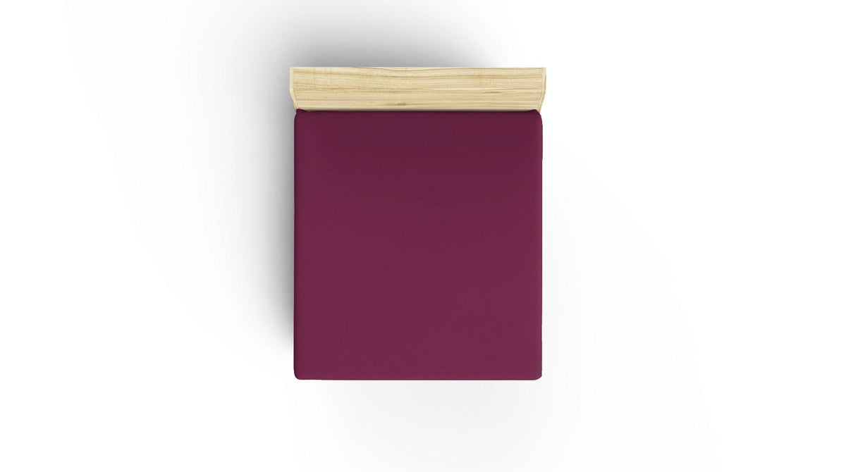 Cearșaf pat dublu cu elastic ranforce, Purple, Mov