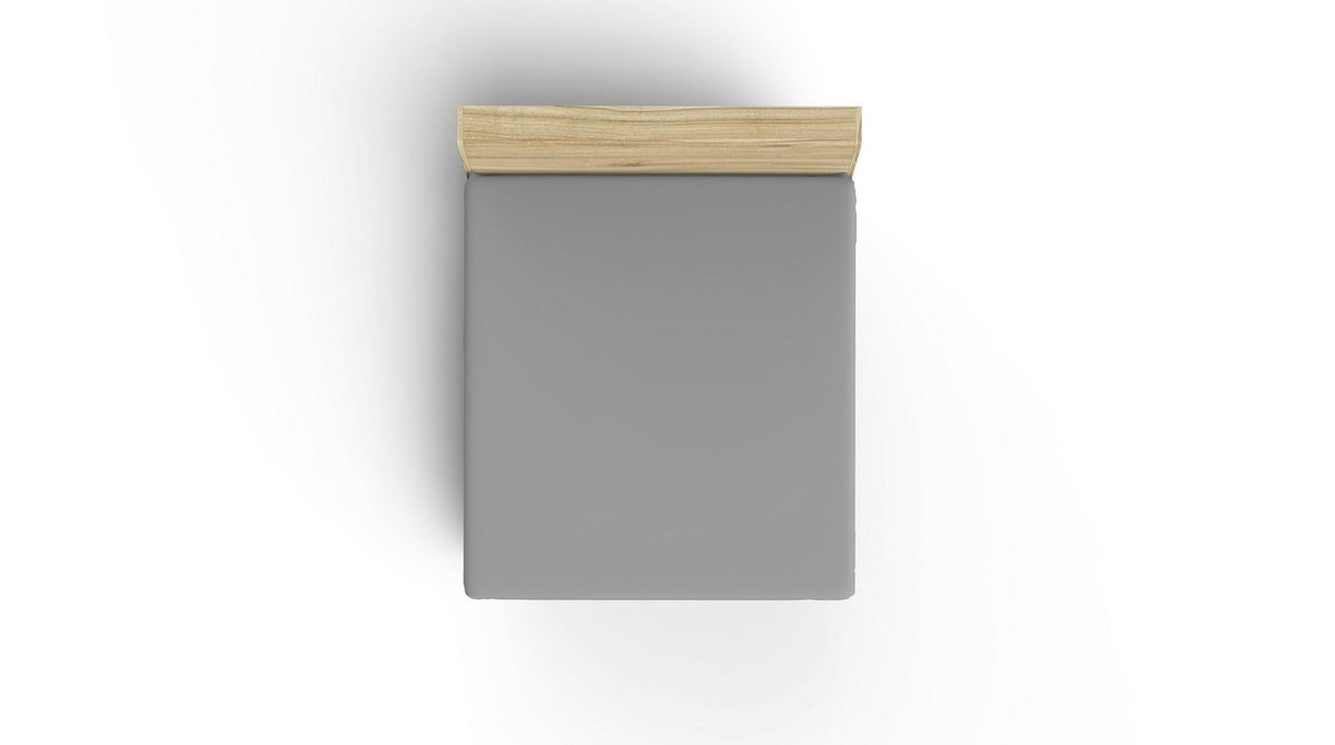 Cearșaf pat dublu cu elastic ranforce, Dark Grey, Gri închis