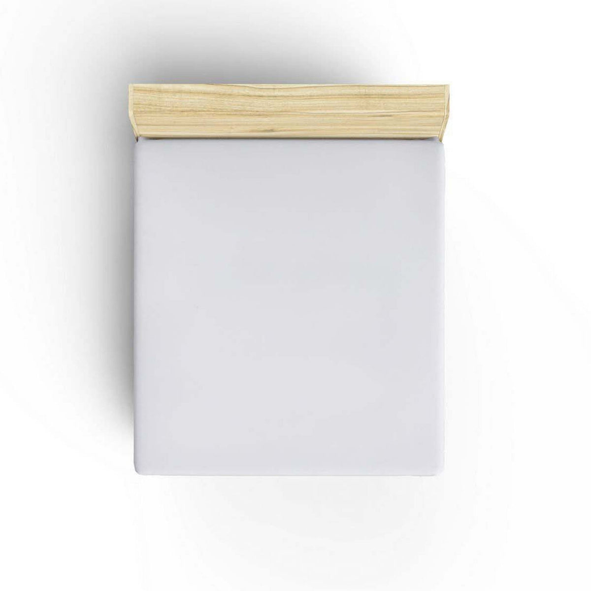 Cearșaf pat king cu elastic ranforce, White, Alb