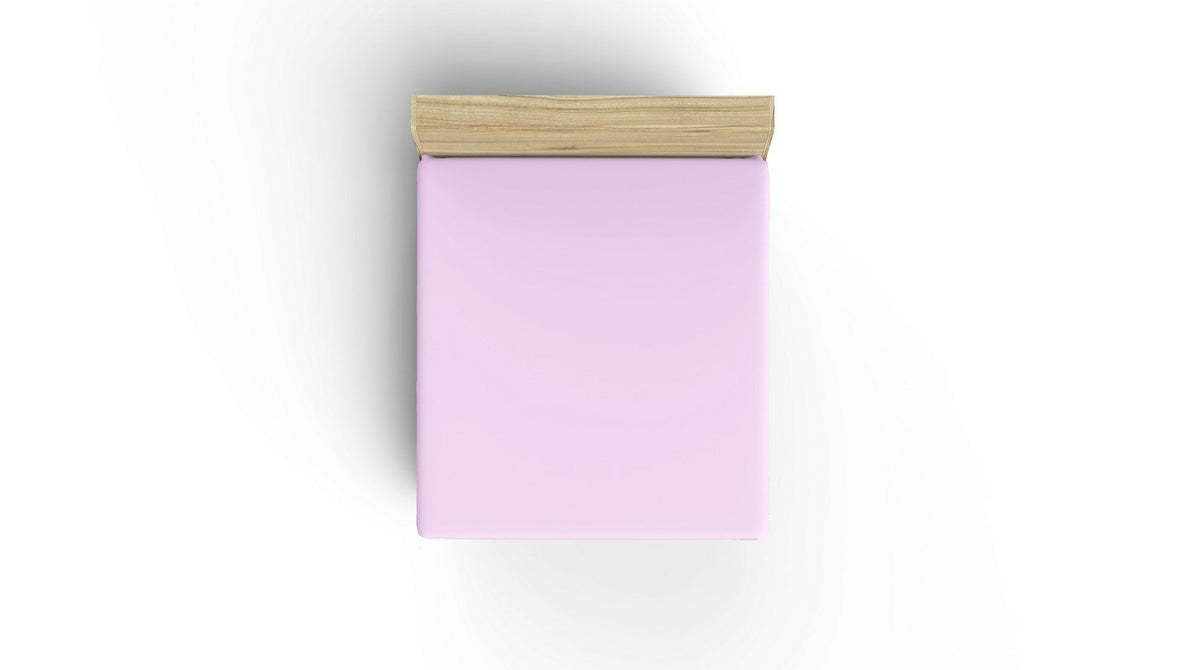 Cearșaf pat king cu elastic ranforce, Lilac, Lila