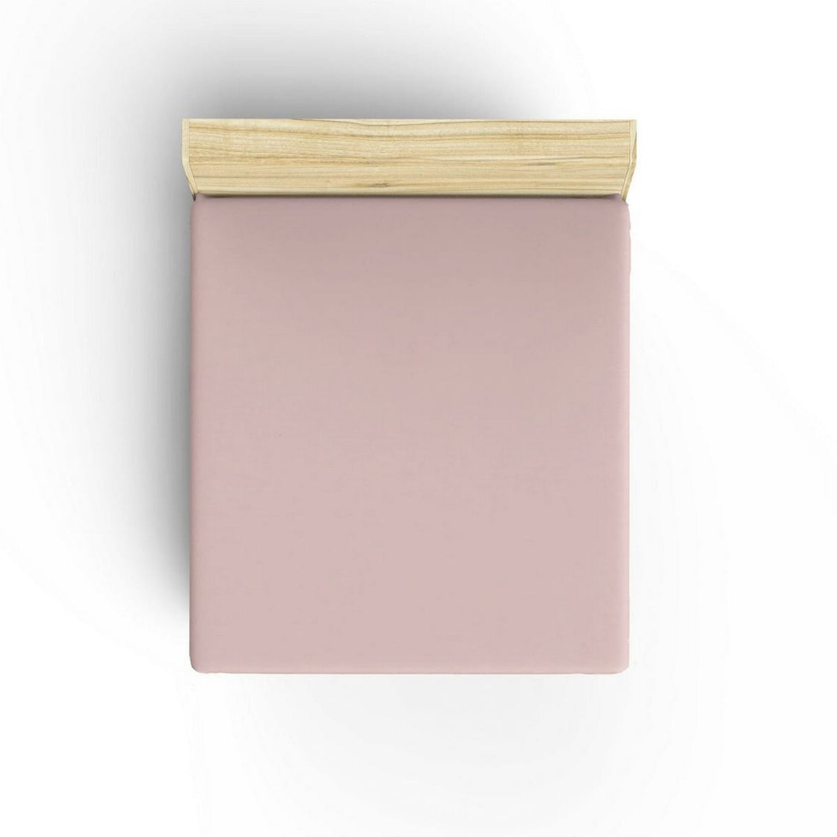Cearșaf pat super king cu elastic ranforce, Dusty Rose, Roz prăfuit