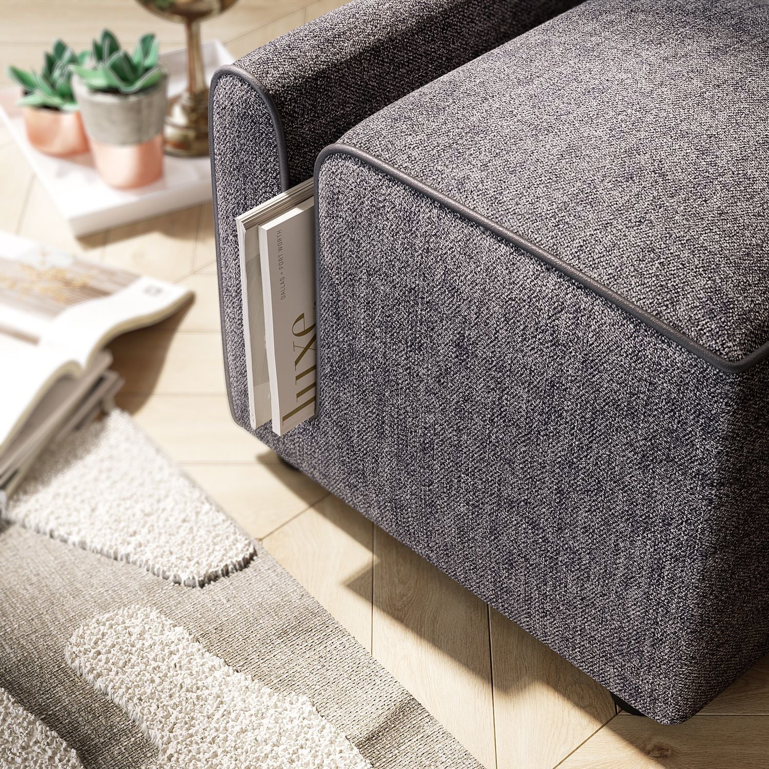Puf, Paris - Grey, Gri