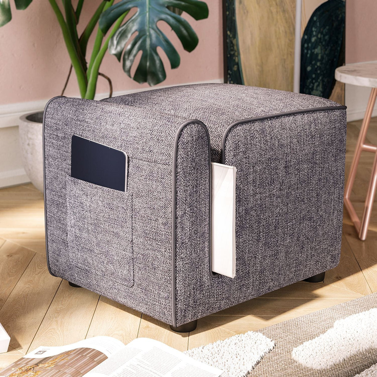 Puf, Paris - Grey, Gri
