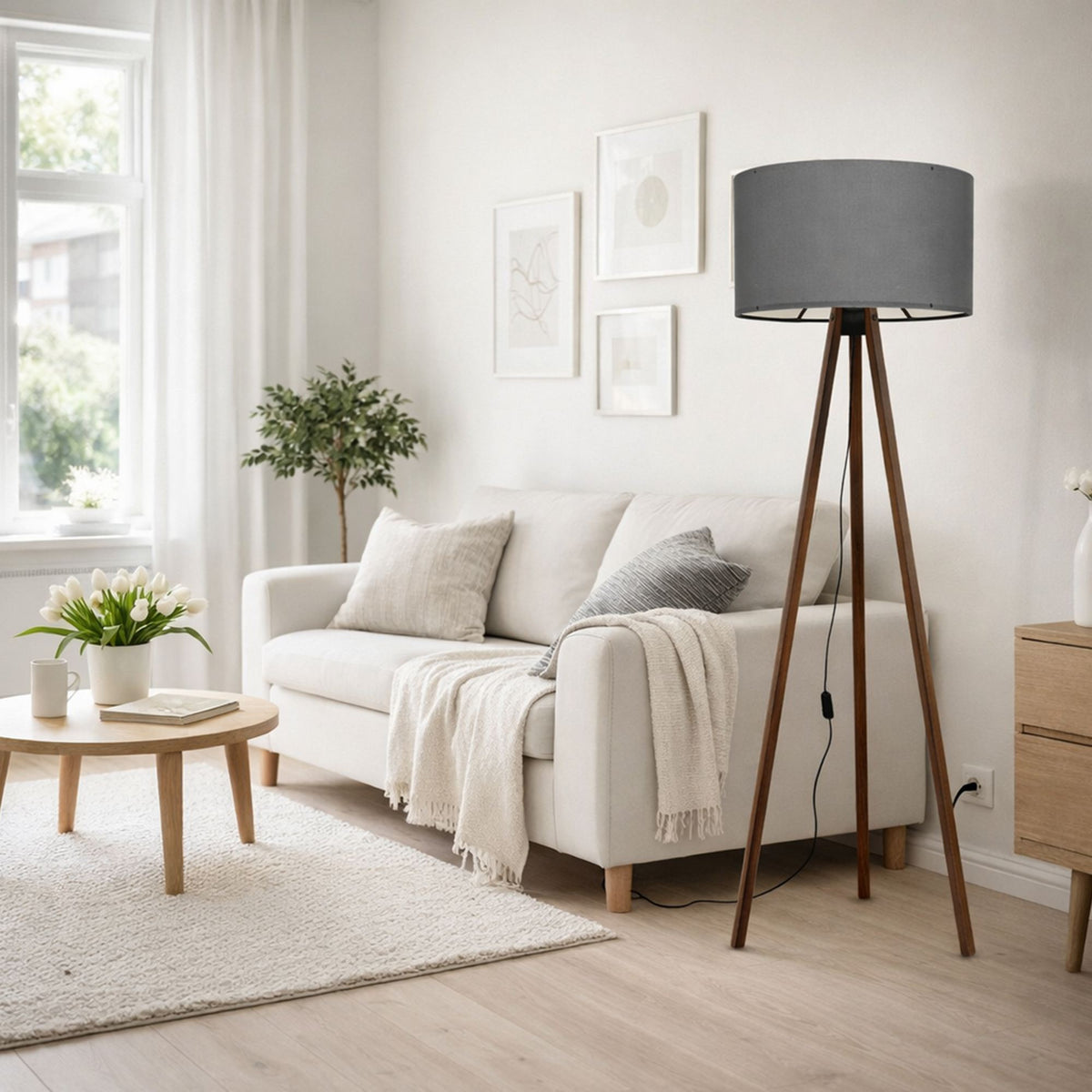Lampadar, AYD-1529, Gri / Maro