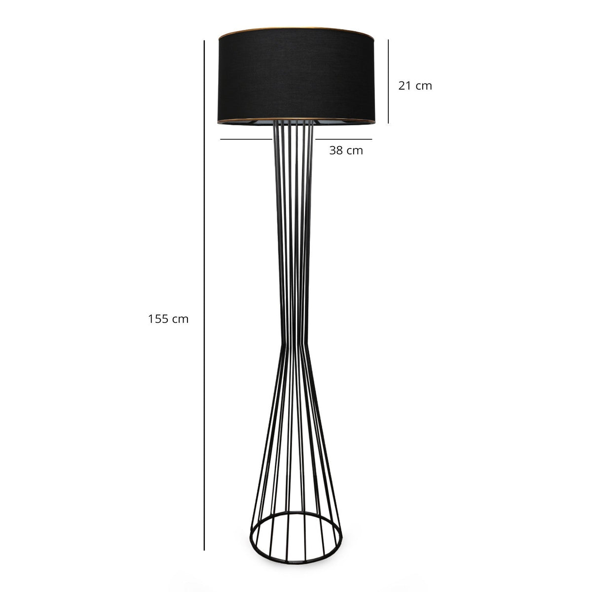 Lampadar, AYD-3058, Negru